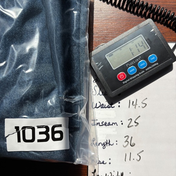 Pilcro and the Letterpress High Rise Barrel Wide Leg Jeans Blue Denim 28 - Picture 16 of 16